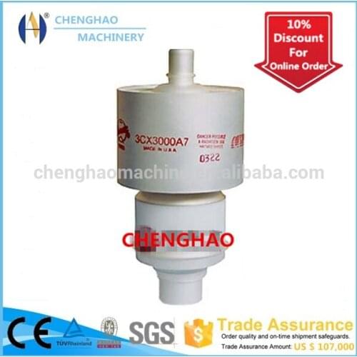 Vacuum Eimac 3CX3000A7 Electron Power Oscillation Tube and Triode