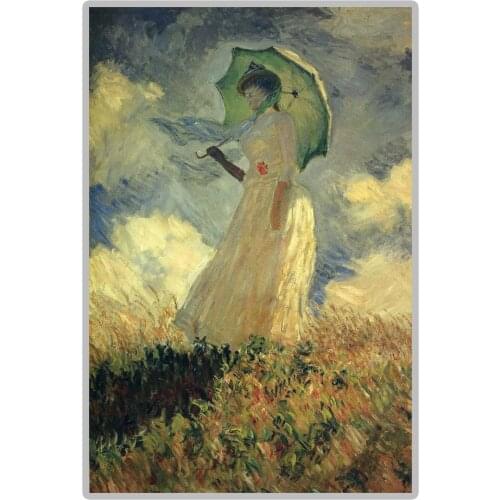 Great Painter Claude Monet "Woman with a Parasol, facing left" 5D DIY Diamond Painting Full Square/Round Diamond Embroidery Sale