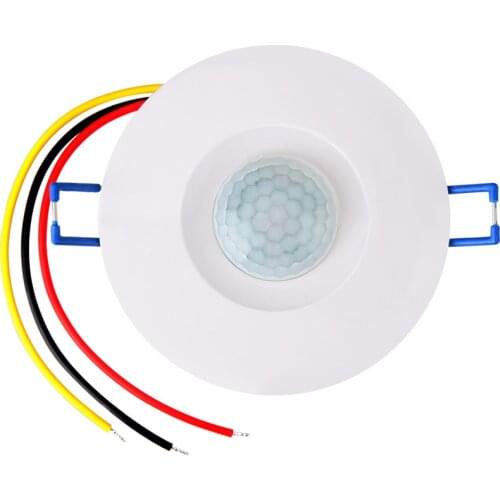 Embedded Human Body Sensor Switch Infrared Installation Ceiling Probe Sensor Adjustable Time Delay Photosensitive