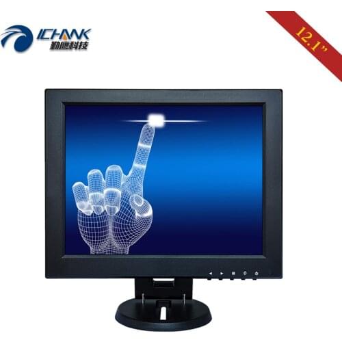 ZB120JC-591R/12" inch 800x600 USB HDMI VGA Industrial Medical POS Ordering PC Machine Resistive Touch LCD Screen Monitor Display