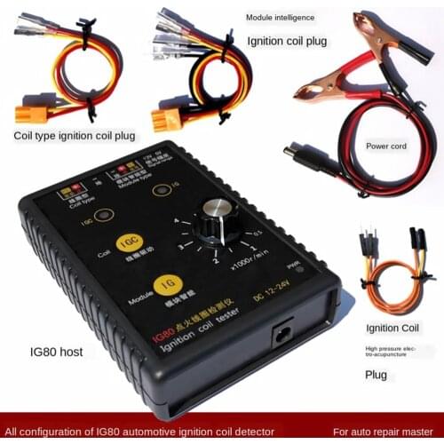 1 Set Durable Vehicle Tester Portable Diagnostic Test Tool for Car Ignition Coil
