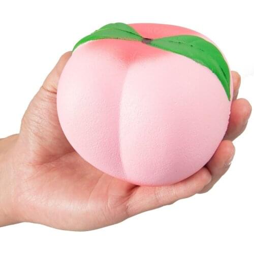 1pc 10CM Jumbo Slow Rising Peach Squishies Toys Kawaii Fruit Squishies Cream Scented Toys for Kids and Adults