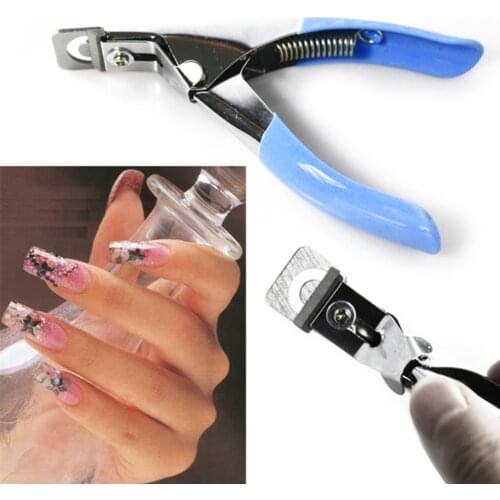 1pc False Nail Clipper False Tips Edge Cutters Manicure Nail Art Clipper Stainless Steel Manicure Tool Nail Art Tools