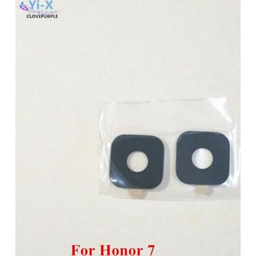 2PCS For Huawei Honor 7 Honor7 Replacement Parts Rear Camera Glass Lens With Sticker Glue Ahesive