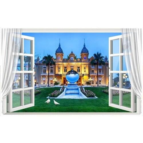 3d wallpaper custom photo mural European architecture castle landscape background home decor living room wallpaper for walls 3 d