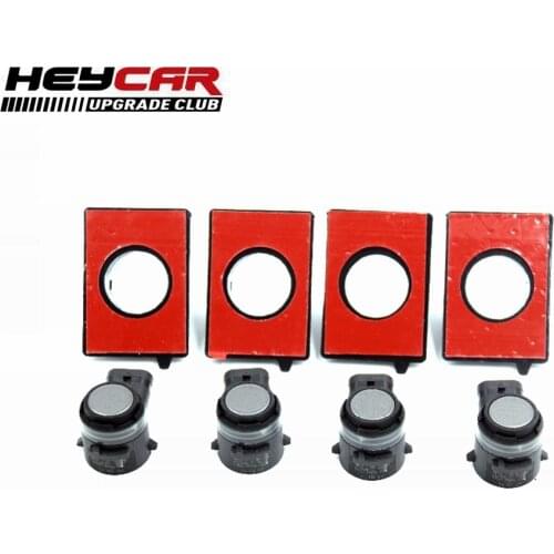 4 PCS Parking Sensors with Sealing Holders For Golf 5 6 7 MK7 Jetta 5 6 Passat CC 34D 919 275 A