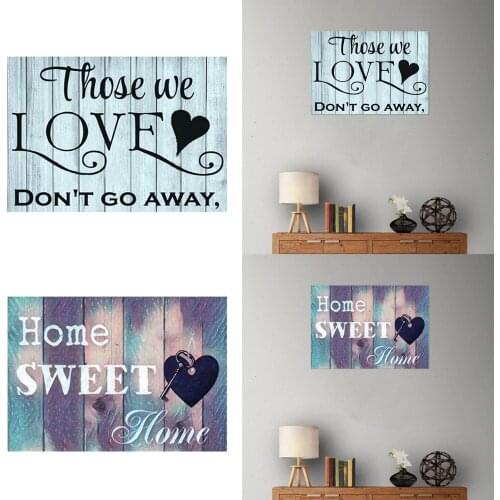 DIY 5D Diamond Painting Home Love Full Drill Diamond Painting Embroidery Cross Stitch Picture for Home Wall Decor