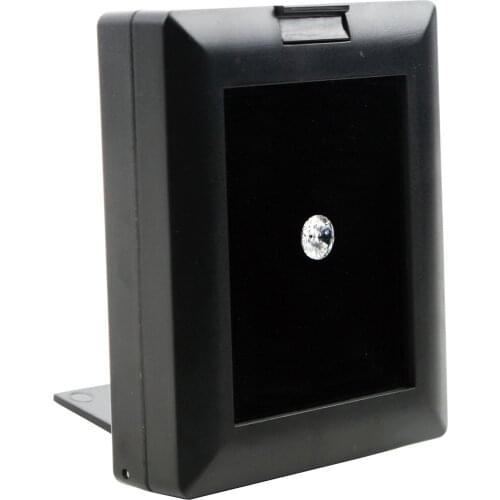 GEMTRUE Deluxe High Quality Reversible Air Cushion Gemstone Diamond Jewelry Display Box Gift with Self-stand