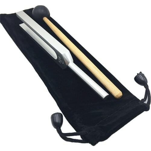 528Hz Tuning Fork W/ Mallet Set Sound Vibrations For Meditation Prayer