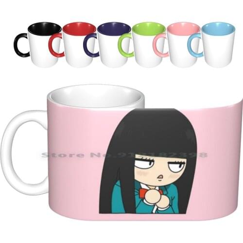 Sawako Kimi Ni Todoke Ceramic Mugs Coffee Cups Milk Tea Mug Anime Love Japan Japanese Maga Chibi Cute Lovestory Creative