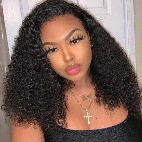 4x4 Short Bob Wig 150Density Kinky Curly Lace Front Cheap Human Hair Wigs water wave Remy Jerry Curl For Black Women Deep Curly