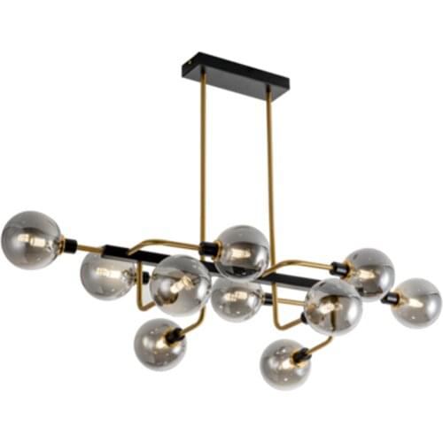 Nordic Glass Ball Chandelier LIghting Modern Hanging Light/Suspension For Bedroom/Living Room 6/10head Light Fixture