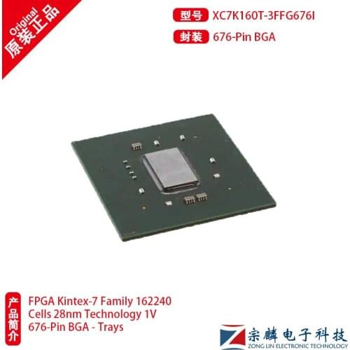 New original xc7k160t-3ffg676i 676bga programmable gate array xc7k160t