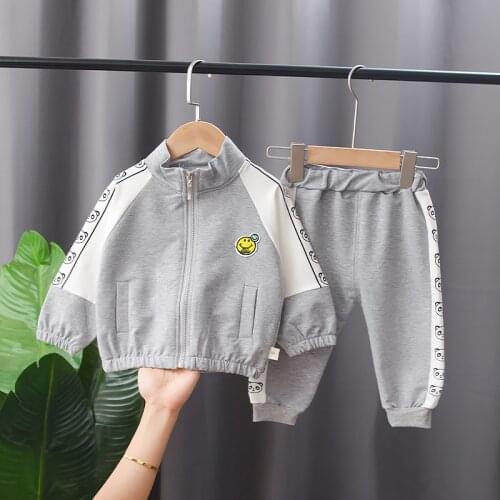 Autumn Baby Girls Boys Clothing Sets Infant Clothes Outfit Kids Cotton Cartoon Bear T Shirt Pants Children Casual Sportswear