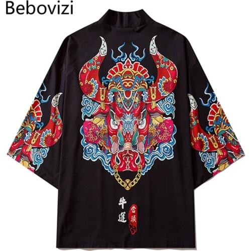 Traditional Japanese Kimono Pants Set Cardigan Cosplay Shirt Blouse for Women Vintage Yukata Female Summer Beach Haori Clothes