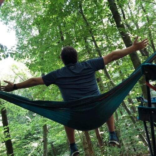 Camp and Map Camping Hammock Nature Terms Durable Quick-Wearing Narrow woven Polyester does not hold water Hammock