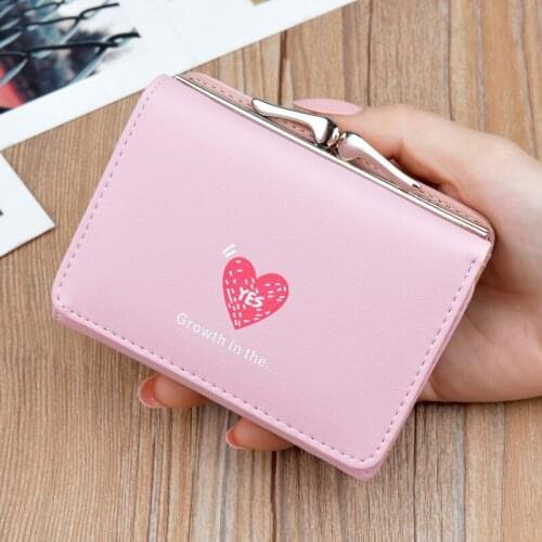 Women Wallets Fashion Luxury Wallet Female Pu Leather Slim Bifold Short Purses Credit Card Holder Vintage Women Wallet