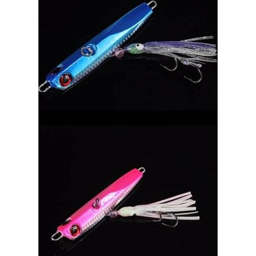 1pcs/pack 500g jig bait Inchiku Jigging Japanese boat casting bait deep sea squid assist hook attached jig rig fishing bait