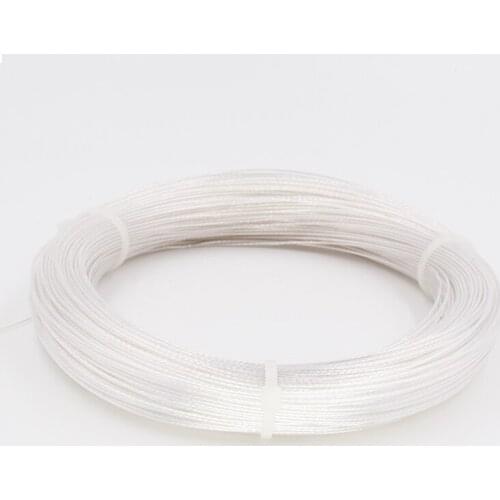 10meter/lots Hifi Silver Plated 6N OCC Signal Wire Cable 0.12mmsquare for DIY Headphone cable