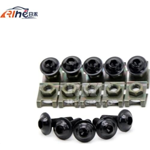 10 pieces 6mm motorcycle fairing body screws for bmw f800gs f800r 1000r Honda CBR954RR CBR 954 RR 2002-2003 02 03