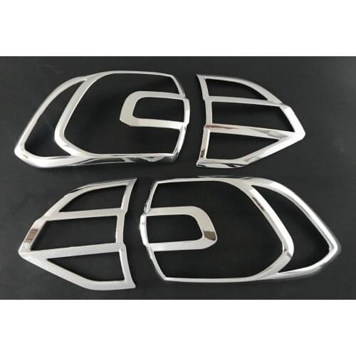 2016-2017 For Ford Everest accessories ABS Chrome Tail Lights Cover Parts For FORD Everest Endeavour Decorative Parts