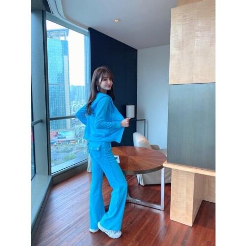 Three Piece Set Tracksuit Hooded Top Vest and Flare Pants Spring Fall Womens Casual Clothes 2 Pieces Set Outfits Pure ColorXS-XL