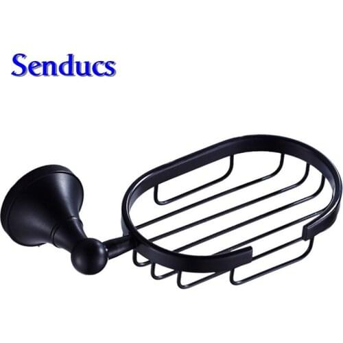 Free shipping Senducs black soap dish for solid brass bathroom soap dish or copper toilet soap dish,soap holder