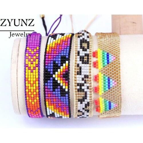5PCS, Miyuki Bracelet Jewelry 2020 Heart Bracelets For Women Handmade Woven Pattern Turkish Eye Pulseras Mujer Jewellery Gift