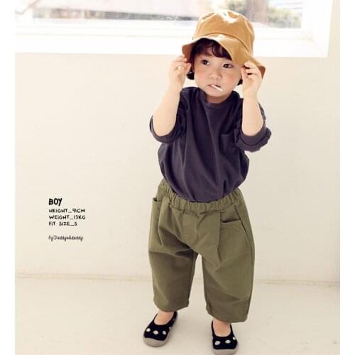 2020 Spring Fall Baby Boys Girls Clothes Children Solid Color Long Sleeve Shirt Kids Warm Base Shirt