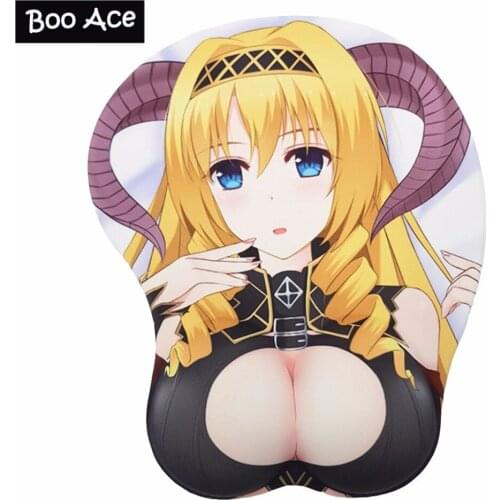 Nanatsu no Taizai - The Seven Deadly - Anime 3D Soft Breast Chest Mouse Pad with wrist rest L26*W21*H3.2cm Original 2WAY Fabric