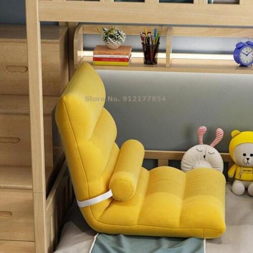 Lazy sofa tatami single bedroom balcony bay window sofa foldable dormitory bed backrest leisure chair