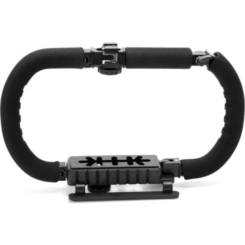 HOT-Action Stabilizer Grip Flash Bracket Holder Handle Video Accessories for DSLR DV Camera Camcorder Smartphones