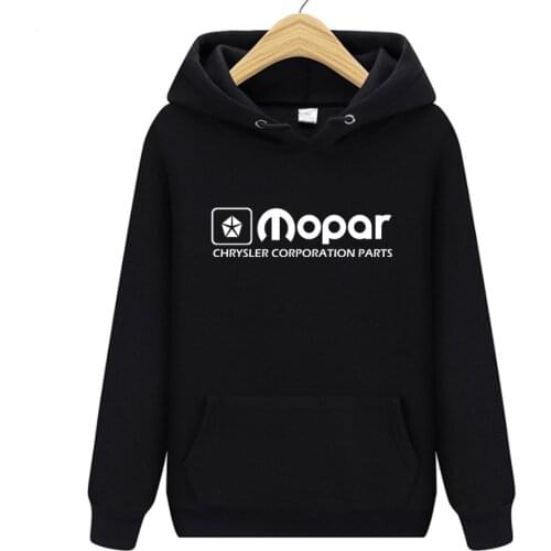 MOPAR Logo Mens Hoodie Chrysler Exclusive Modification Factory Modified Muscle Car Hoodies Mens Car Tops Sweatshirt