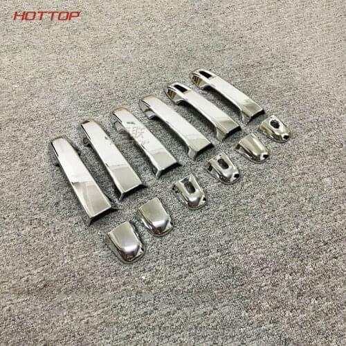 ABS Chrome Front + Rear Door Handle Cover Trims For TOYOTA VOXY NOAH 80 Exterior decoration car styling