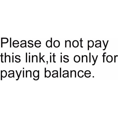Please do not pay this link, its only for paying balance