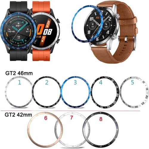 Bezel Ring Watch Case Cover Band Strap for Huawei Watch GT2 46mm 42mm Smart Watch Accessories
