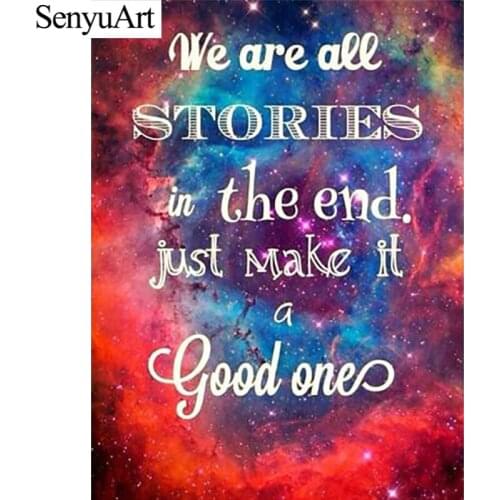 SenyuArt 5D Diamond Painting Full Round Square Drill Picture Letter Embroidery Mosaic Cross Stitch Kits Paiting Room Decorations