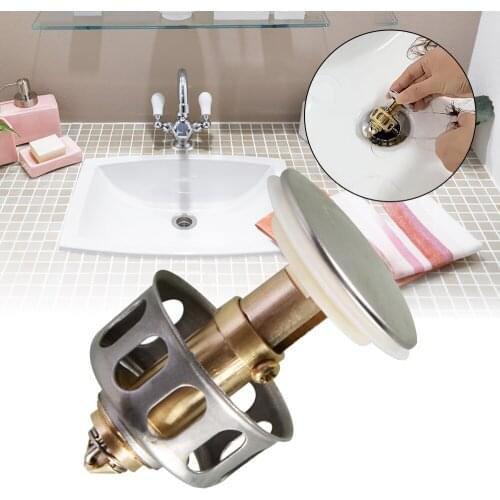 Universal Wash Basin Bounce Drain Filter