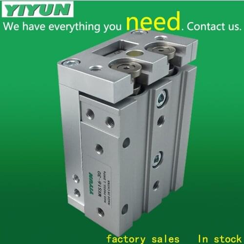 YIYUN Pneumatic sliding table cylinder MXS12-10P MXS12-20P MXS12-30P MXS12-40P MXS12-50P MXS12-75P MXS12-100P