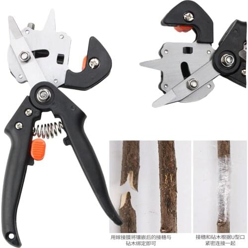 Ztdplsd 3 Blade Garden Tools Grafting Pruner Vaccination Cutting Tree Vaccine Gardening Tool Set Plant Shears Scissor