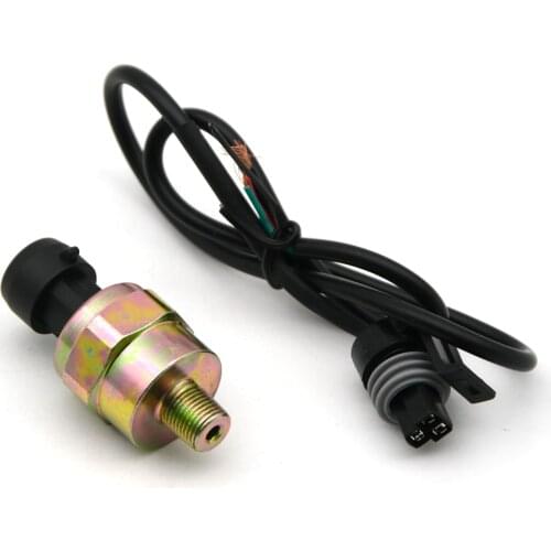 1/8" NPT Electronic Transmitter Oil Pressure Sensor Transducer 1.2 MPa 174 PSI DC12V For Water Gas Air Oil Fuel Car Stai
