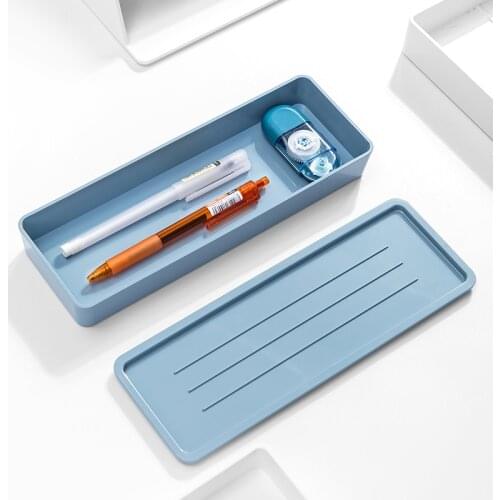 1 PC Simple Multi-functional Large-capacity Stationery Holder Case for Pens Pencils Highlighters Markers School Supplies