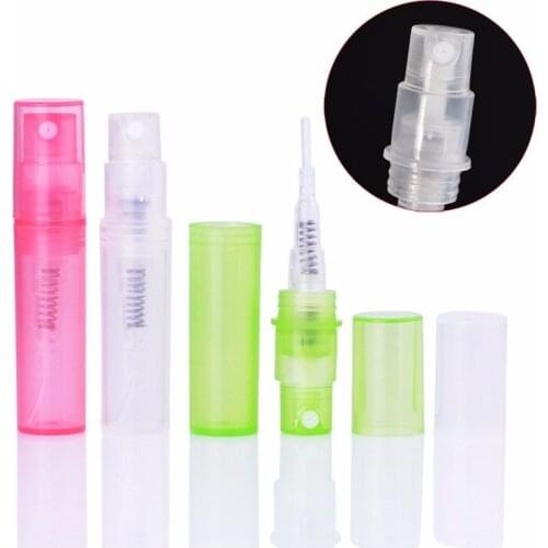 2ml perfume spray bottle sample spray bottles Atomizers Containers For Cosmetics Perfume plastic spray bottle
