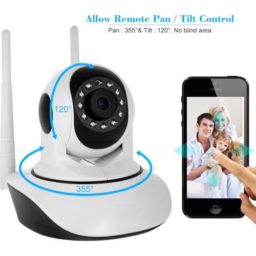 2018 Rushed Real 720p Hd V380 Ip Camera Wifi Wireless Network P2p Home Cctv Security For Sale