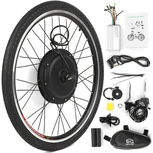 26x1.75/27.5 x 1.75/ 29 x 1.5'' Electric Bike Conversion Kit Bike Rear Wheel Hub Motor Kit 48V 1000W Powerful E-Bike Motor Kit
