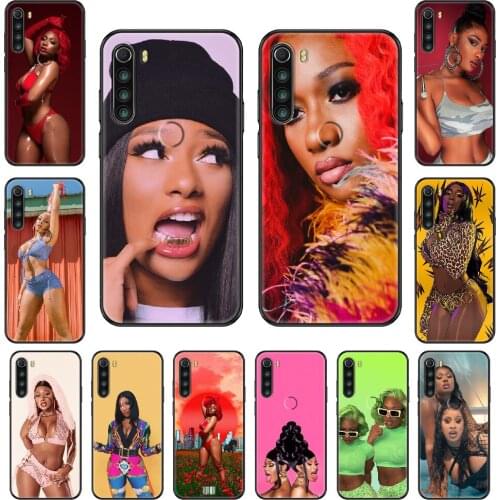 WAP Megan Thee Stallion Phone case For Xiaomi Redmi Note S2 4 5 6 7 8 A S X Plus Pro black pretty hoesjes art cover tpu back