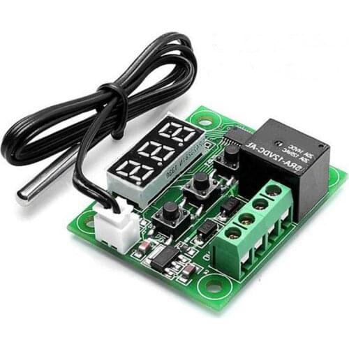 W1209 LED Digital Thermostat Temperature Control Switch Module DC 12V -50~110°C For Incubator Temperature Control Switch Plate