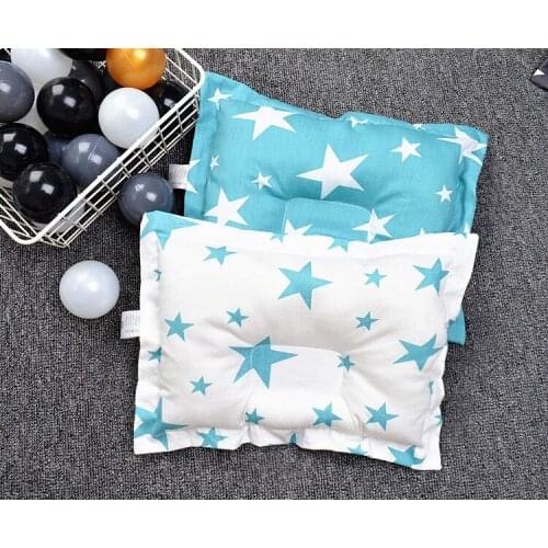 Baby Pillow Baby Nursing Pillow Infant Newborn Sleep Support Concave Cartoon Pillow Printed Shaping Cushion Prevent Flat Head