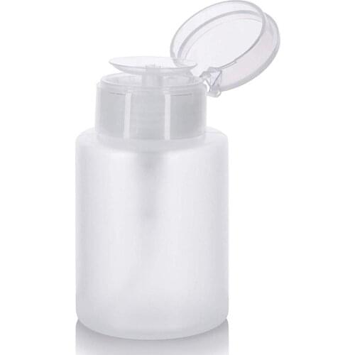 60ml Pump Nail Polish Remover Dispenser Cleaner Empty Bottle Manicure Tool Perfect for dispensing liquids such as water, makeup