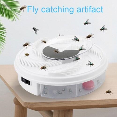 Electric Fly Trap White USB Automatic Catcher Pest Device Insect Pest Reject Control Repeller Catcher Artifact Insect Fly Killer